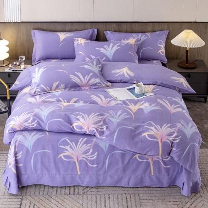 91家纺网 家纺一手货源 找家纺 （总）纽缦 2022新款纯棉磨毛加厚系列-床单四件套