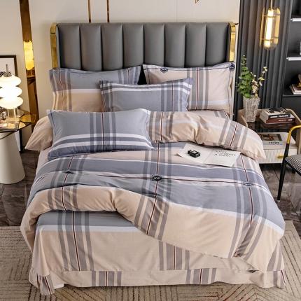 91家纺网 家纺一手货源 找家纺 （总）纽缦 2022新款纯棉磨毛加厚系列-床单四件套