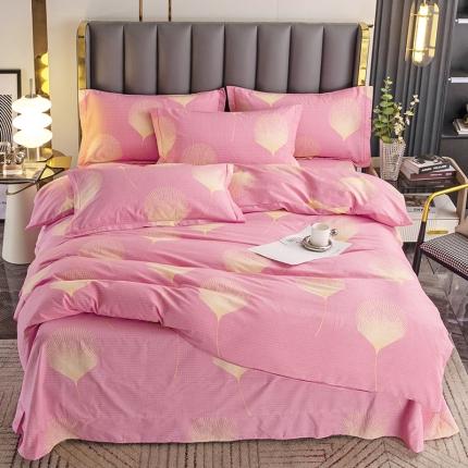 91家纺网 家纺一手货源 找家纺 （总）纽缦 2022新款纯棉磨毛加厚系列-床单四件套