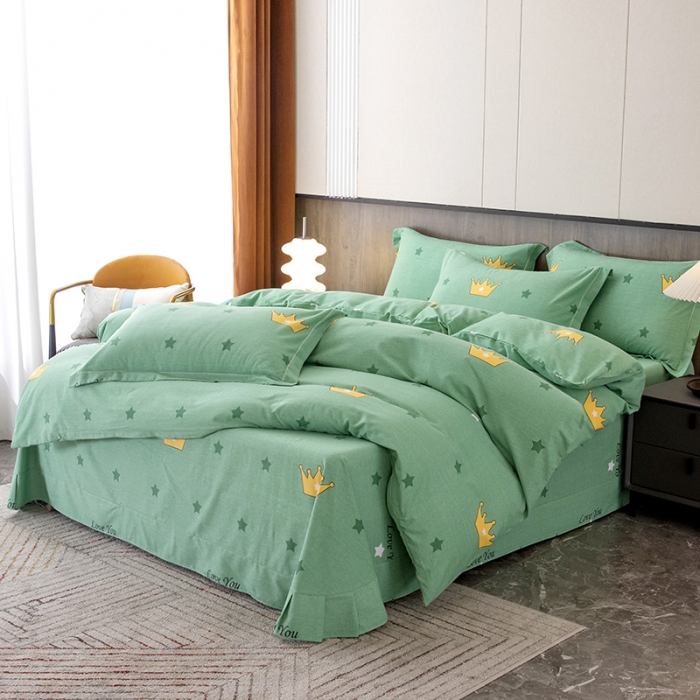 91家纺网 家纺一手货源 找家纺 （总）纽缦 2022新款纯棉磨毛加厚系列-床单四件套