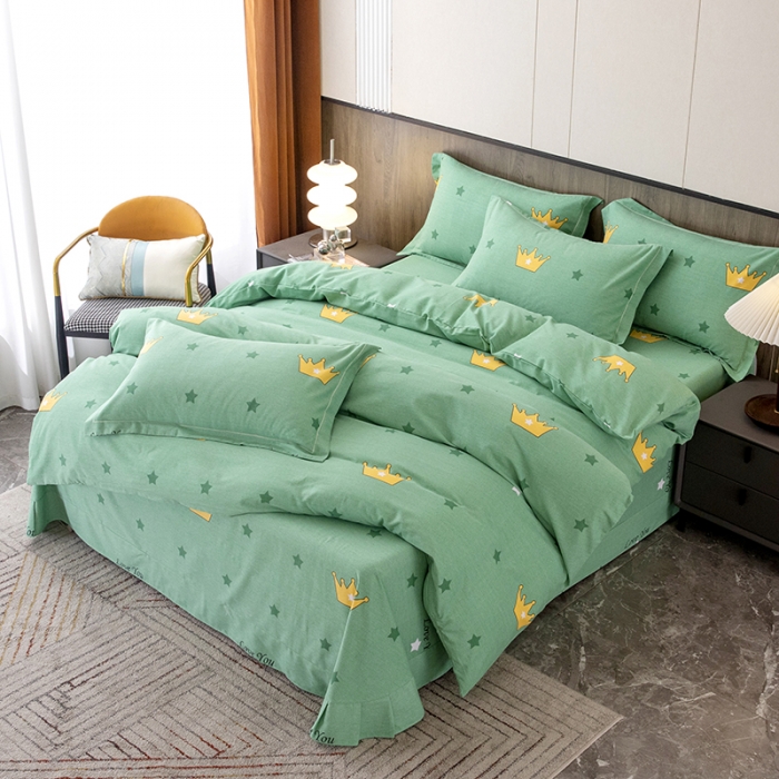 91家纺网 家纺一手货源 找家纺 （总）纽缦 2022新款纯棉磨毛加厚系列-床单四件套