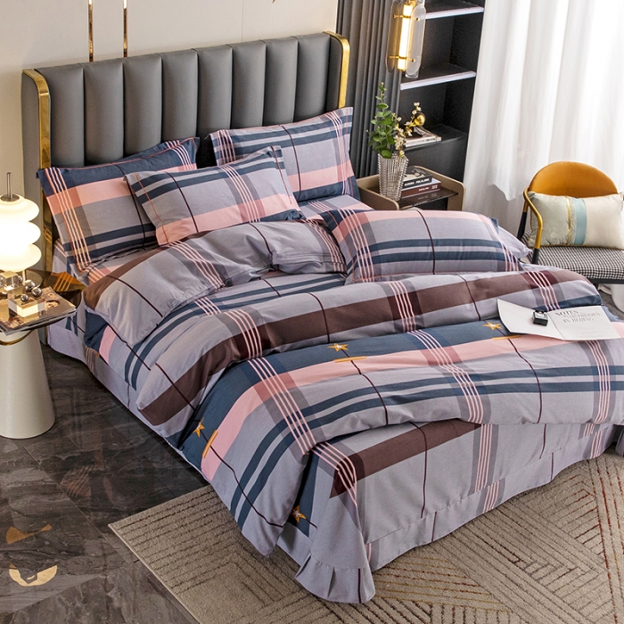 91家纺网 家纺一手货源 找家纺 纽缦 2022新款纯棉磨毛加厚系列-床单四件套 未来之星