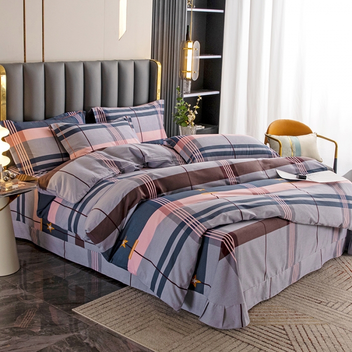 91家纺网 家纺一手货源 找家纺 纽缦 2022新款纯棉磨毛加厚系列-床单四件套 未来之星