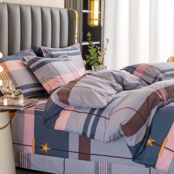 91家纺网 家纺一手货源 找家纺 纽缦 2022新款纯棉磨毛加厚系列-床单四件套 未来之星