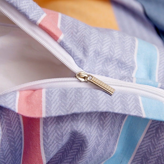 91家纺网 家纺一手货源 找家纺 纽缦 2022新款纯棉磨毛加厚系列-床单四件套 炫彩时光-粉