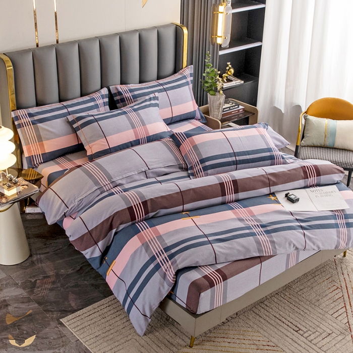 91家纺网 家纺一手货源 找家纺 纽缦 2022新款纯棉磨毛加厚系列-床笠四件套 未来之星