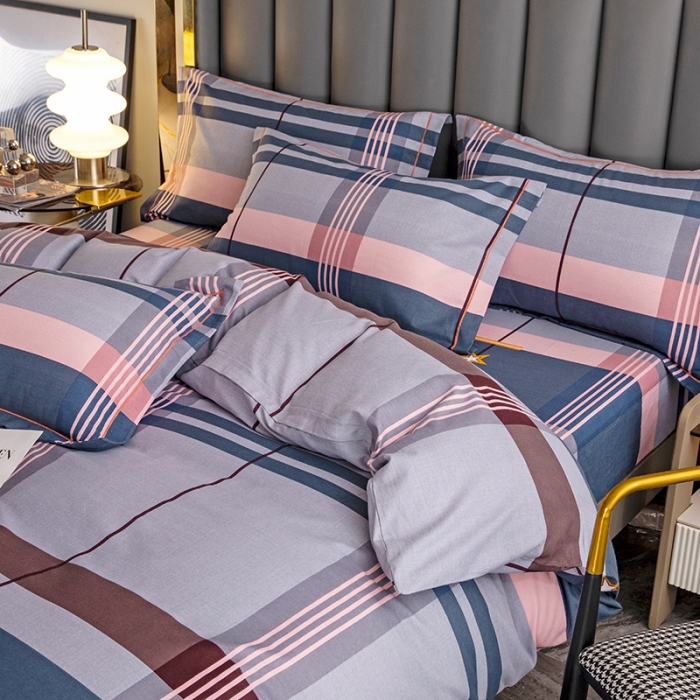 91家纺网 家纺一手货源 找家纺 纽缦 2022新款纯棉磨毛加厚系列-床笠四件套 未来之星