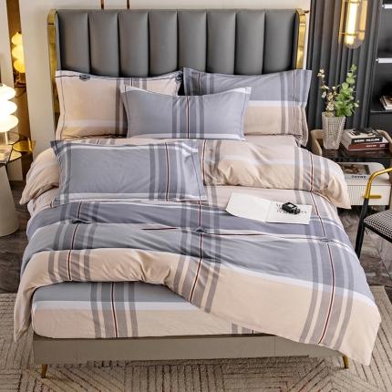 纽缦 2022新款纯棉磨毛加厚系列-床笠四件套 迈凯伦