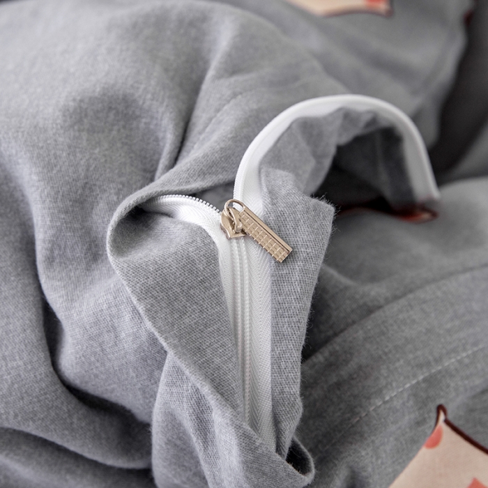 91家纺网 家纺一手货源 找家纺 纽缦 2022新款纯棉磨毛加厚系列-床裙四件套 比尔宝贝