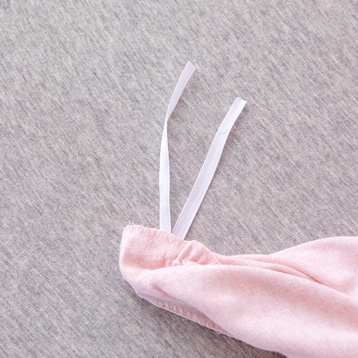 91家纺网 家纺一手货源 找家纺 纽缦 2022新款纯棉磨毛加厚系列-床裙四件套 语茉花开-粉