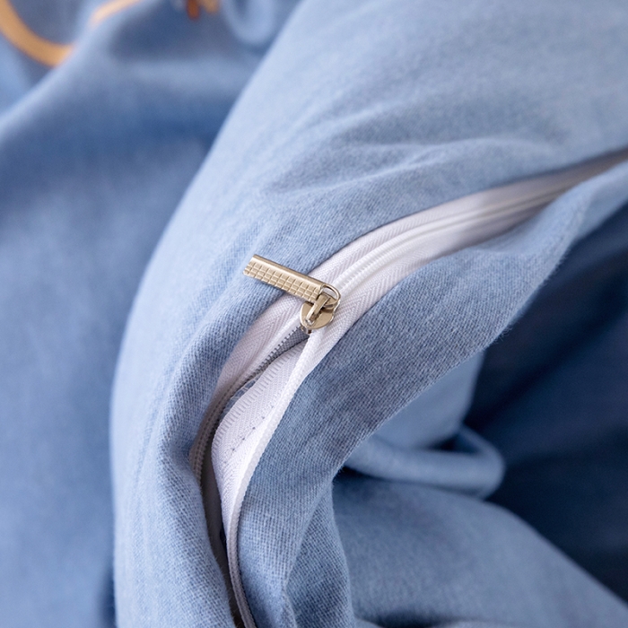 91家纺网 家纺一手货源 找家纺 纽缦 2022新款纯棉磨毛加厚系列-床裙四件套 花晨月夕-灰