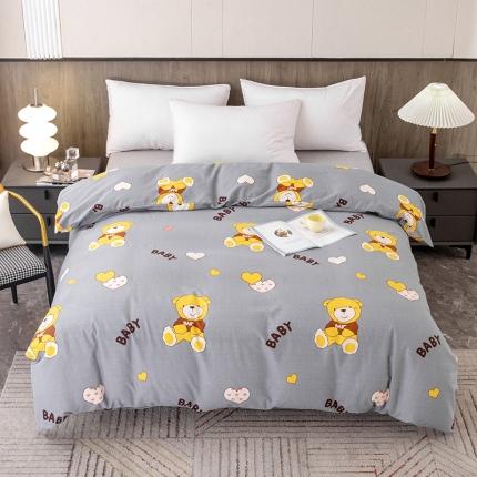 91家纺网 家纺一手货源 找家纺 （总）纽缦  2022新款纯棉磨毛加厚系列-单被套