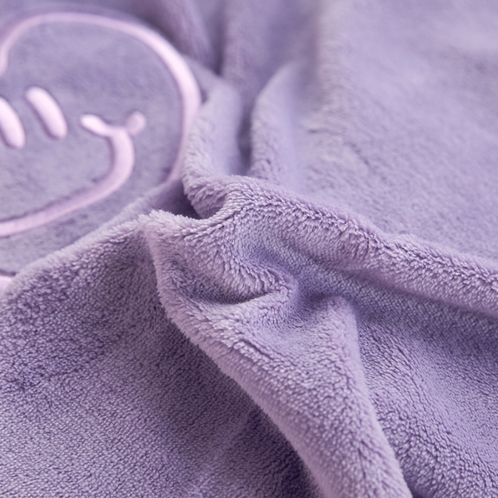 91家纺网 家纺一手货源 找家纺 凡客家居 2022新款牛奶绒立体绣花四件套 星际潮牌-仙紫