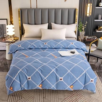 91家纺网 家纺一手货源 找家纺 纽缦  2022新款纯棉磨毛加厚系列-单被套 时尚空间