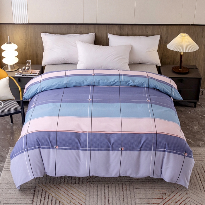 91家纺网 家纺一手货源 找家纺 纽缦  2022新款纯棉磨毛加厚系列-单被套 简约格调