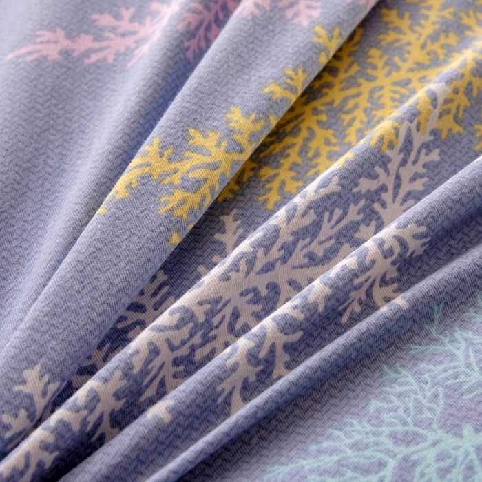 91家纺网 家纺一手货源 找家纺 纽缦  2022新款纯棉磨毛加厚系列-单被套 奇遇森林-灰