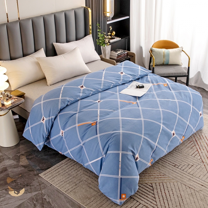 91家纺网 家纺一手货源 找家纺 纽缦  2022新款纯棉磨毛加厚系列-单被套 时尚空间