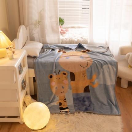 91家纺网 家纺一手货源 找家纺 （总）茗婷家纺 2025单层法兰绒儿童毛毯云毯宝宝盖毯床单供跨境外贸亚马逊TEMU