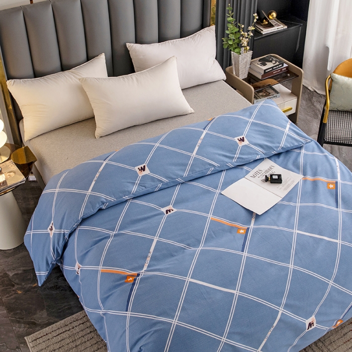 91家纺网 家纺一手货源 找家纺 纽缦  2022新款纯棉磨毛加厚系列-单被套 时尚空间