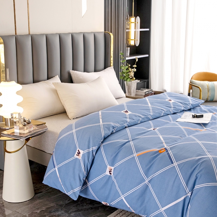 91家纺网 家纺一手货源 找家纺 纽缦  2022新款纯棉磨毛加厚系列-单被套 时尚空间