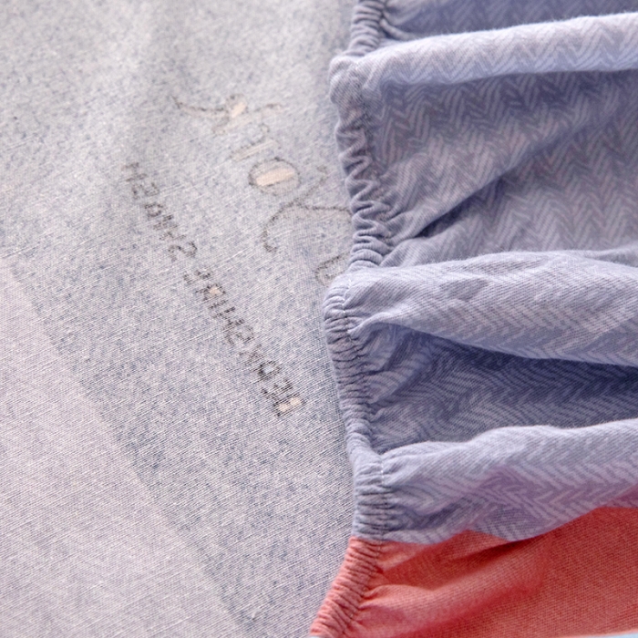 91家纺网 家纺一手货源 找家纺 纽缦  2022新款纯棉磨毛加厚系列-单被套 炫彩时光-粉