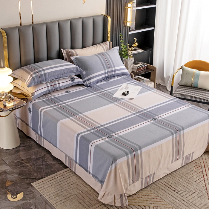 91家纺网 家纺一手货源 找家纺 纽缦 2022新款纯棉磨毛加厚系列-单床单 迈凯伦