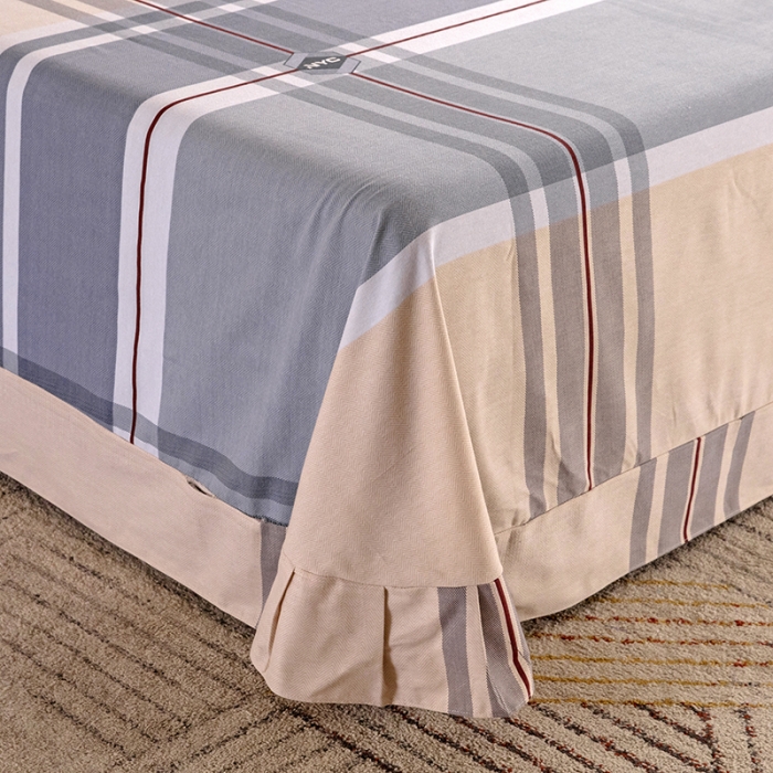 91家纺网 家纺一手货源 找家纺 纽缦 2022新款纯棉磨毛加厚系列-单床单 迈凯伦