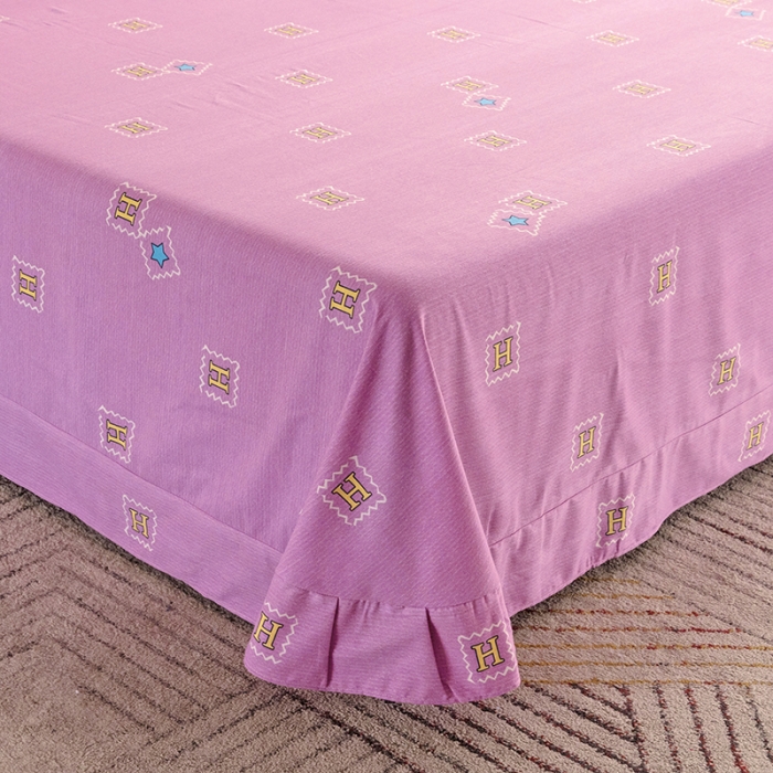 91家纺网 家纺一手货源 找家纺 纽缦 2022新款纯棉磨毛加厚系列-单床单 米洛