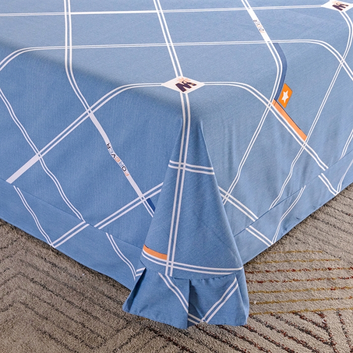 91家纺网 家纺一手货源 找家纺 纽缦 2022新款纯棉磨毛加厚系列-单床单 时尚空间