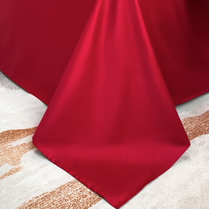 91家纺网 家纺一手货源 找家纺 欧乐蒂  2022新款亲肤棉刺绣婚庆四件套 龙凤呈祥