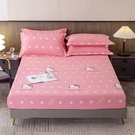 91家纺网 家纺一手货源 找家纺 （总）纽缦 2022新款纯棉磨毛加厚系列-单床笠