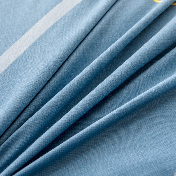 91家纺网 家纺一手货源 找家纺 纽缦 2022新款纯棉磨毛加厚系列-单床笠 彩条飞舞