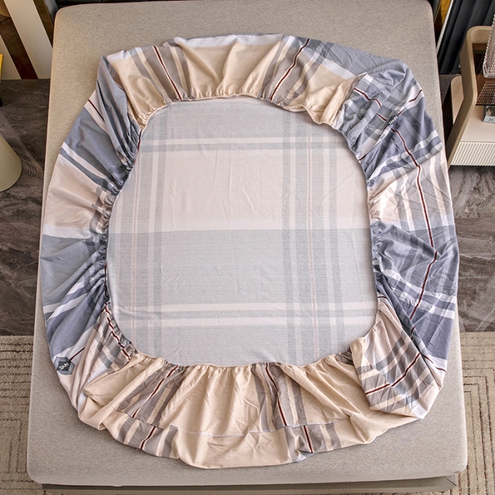 91家纺网 家纺一手货源 找家纺 纽缦 2022新款纯棉磨毛加厚系列-单床笠 迈凯伦