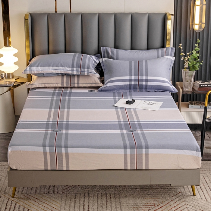 91家纺网 家纺一手货源 找家纺 纽缦 2022新款纯棉磨毛加厚系列-单床笠 迈凯伦