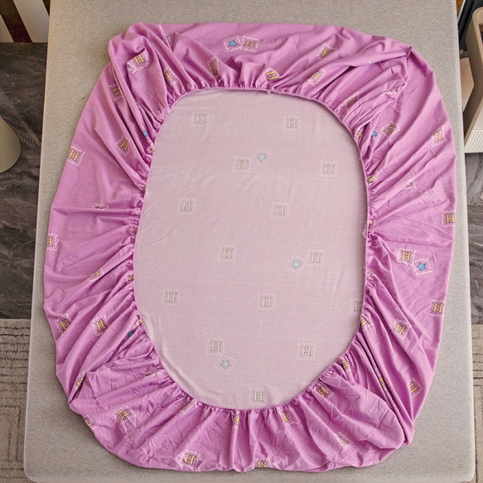 91家纺网 家纺一手货源 找家纺 纽缦 2022新款纯棉磨毛加厚系列-单床笠 米洛