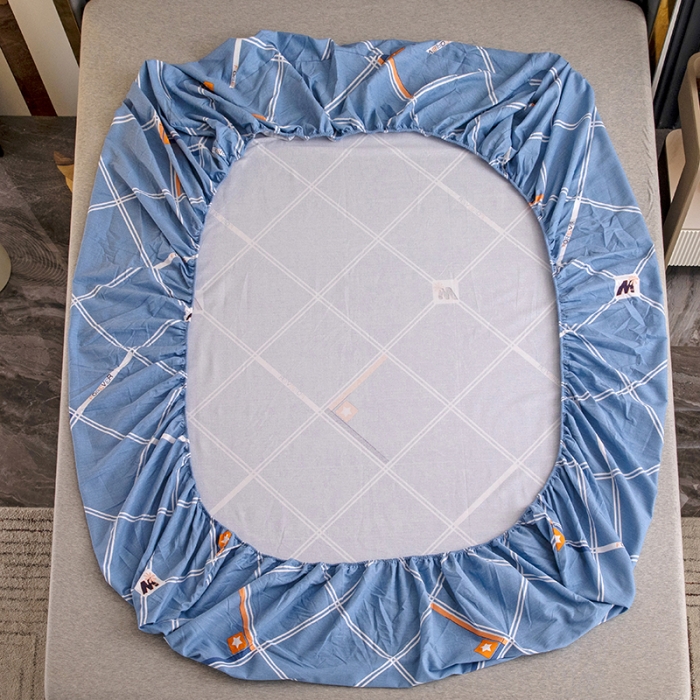 91家纺网 家纺一手货源 找家纺 纽缦 2022新款纯棉磨毛加厚系列-单床笠 时尚空间