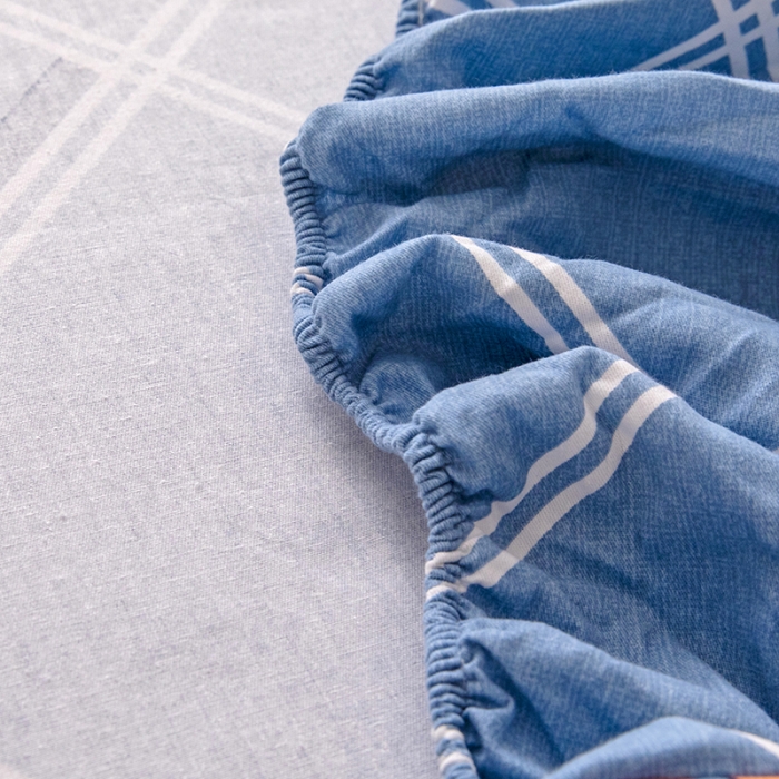 91家纺网 家纺一手货源 找家纺 纽缦 2022新款纯棉磨毛加厚系列-单床笠 时尚空间