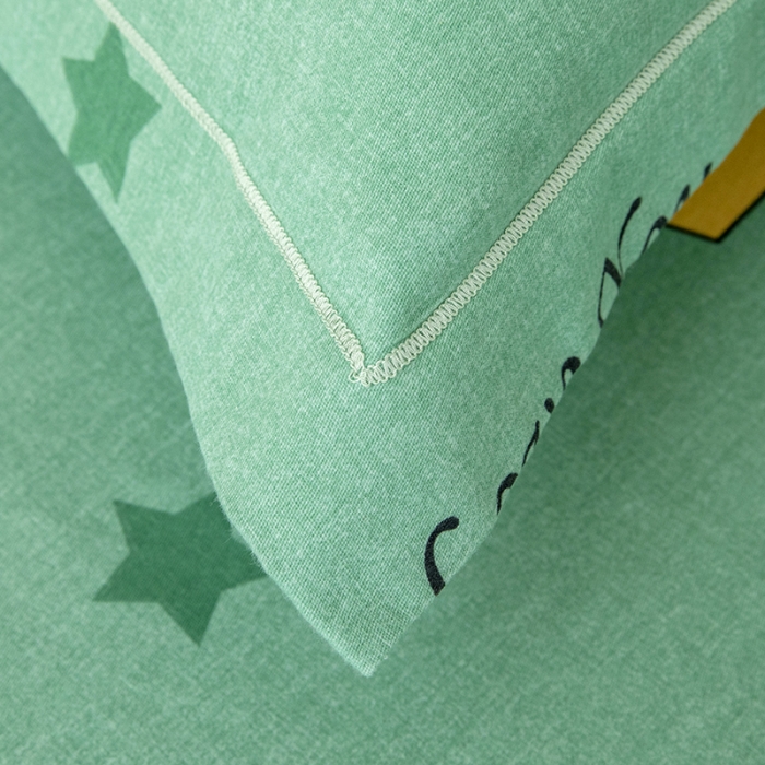 91家纺网 家纺一手货源 找家纺 纽缦 2022新款纯棉磨毛加厚系列-单床笠 小皇冠