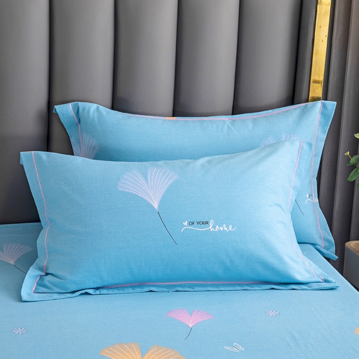 91家纺网 家纺一手货源 找家纺 纽缦 2022新款纯棉磨毛加厚系列-单床笠 萱梦-绿