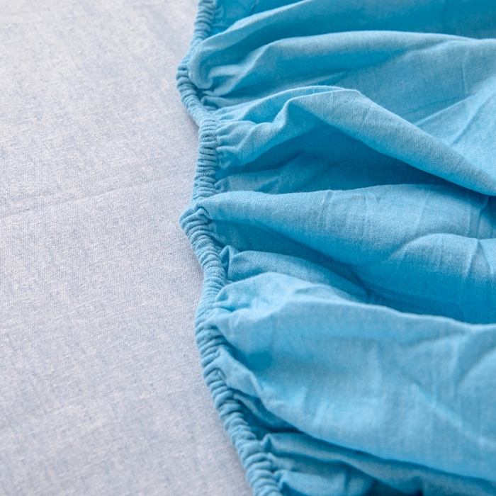 91家纺网 家纺一手货源 找家纺 纽缦 2022新款纯棉磨毛加厚系列-单床笠 萱梦-绿