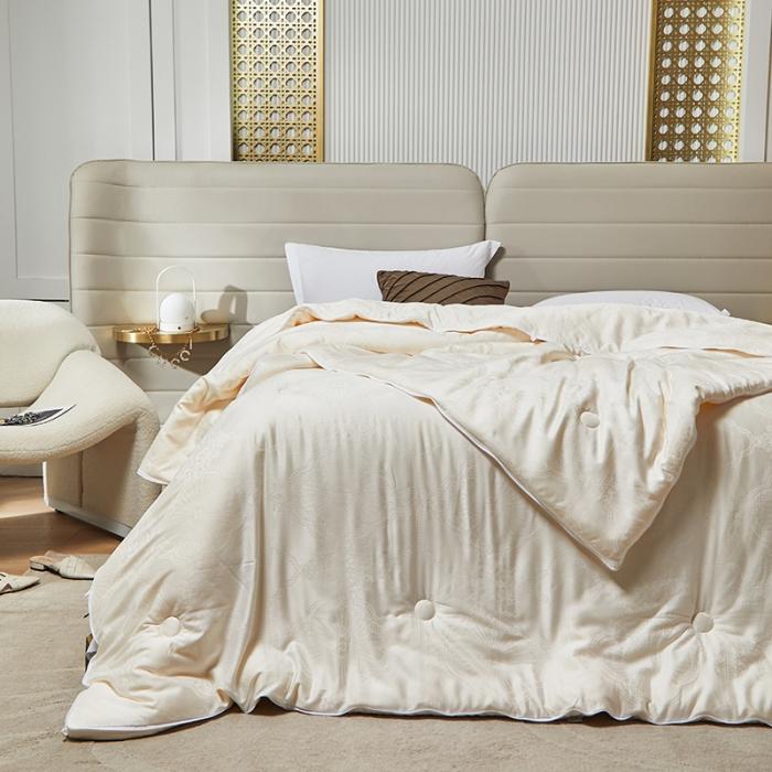 91家纺网 家纺一手货源 找家纺 59%大豆子母被A类木本提花子母被大豆纤维拉链二合一子母被