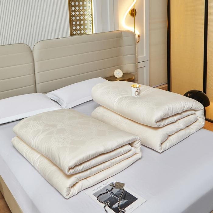 91家纺网 家纺一手货源 找家纺 59%大豆子母被A类木本提花子母被大豆纤维拉链二合一子母被