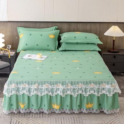 （总）纽缦 2022新款纯棉磨毛加厚系列-单床裙