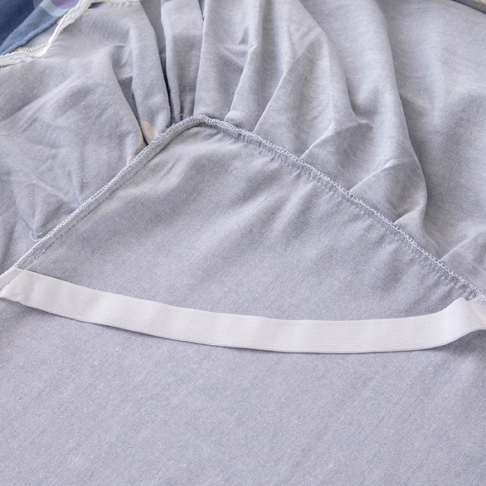 91家纺网 家纺一手货源 找家纺 纽缦 2022新款纯棉磨毛加厚系列-单床裙 花晨月夕-灰