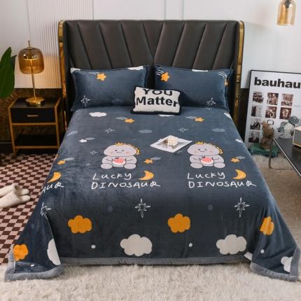 91家纺网 家纺一手货源 找家纺 （总）雅萱  2024新款菠萝格牛奶绒包边毛毯