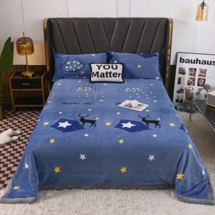 91家纺网 家纺一手货源 找家纺 （总）雅萱  2024新款菠萝格牛奶绒包边毛毯