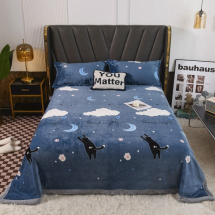 91家纺网 家纺一手货源 找家纺 （总）雅萱  2024新款菠萝格牛奶绒包边毛毯