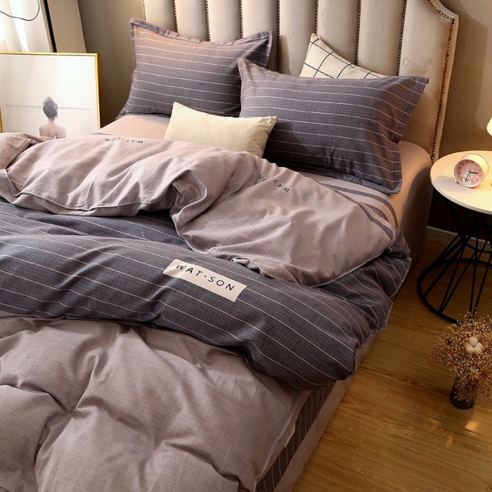 91家纺网 家纺一手货源 找家纺 晶缦2022新款全棉活性磨毛多规格床单床笠款四件套系列 沃森