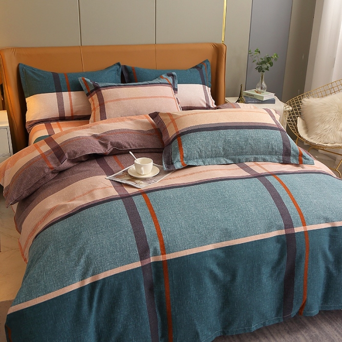 91家纺网 家纺一手货源 找家纺 晶缦2022新款全棉活性磨毛多规格床单床笠款四件套系列 悠悠岁月