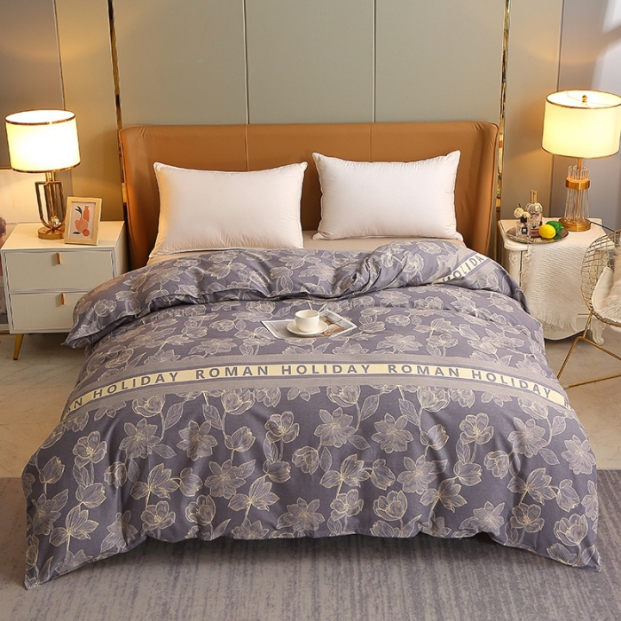 91家纺网 家纺一手货源 找家纺 总-2023新加厚活性全棉磨毛四件套印花纯棉床单床笠款多规格